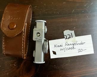 #221	Kissei Rangefinder w/case	 $20.00 

