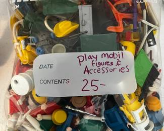 #105	Playmobile Figures and Accessories	 $25.00 			
