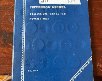 #11	40 Jefferson nickels 7 are silver war nickels	 $20.00 
