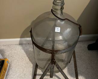 #233	5 Gallon Glass Jar in a Stand	 $75.00 
