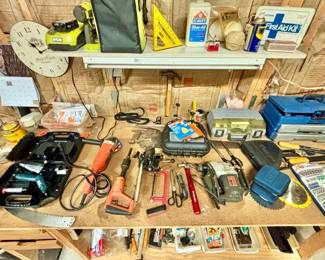Workshop with large variety of tools
