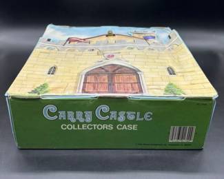 This Collection of She-Ra 16 action figures has 40+ total pieces including 16 action figures, rare She Ra Carry Castle Collectors Case from 1985 and accessories, shields, clothes, and a sword. The set is a 1st edition vintage collection.