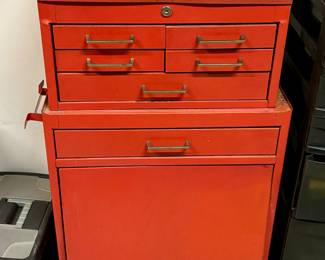 Vintage Metal Toolbox 