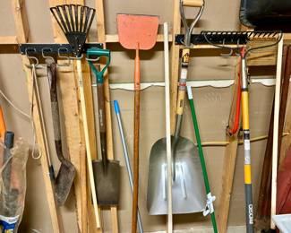 Variety of  Yard Tools