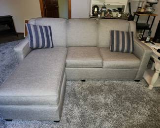 Sofa with movable chaise