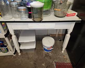 Porcelain top kitchen table