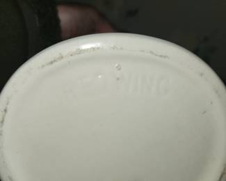 Redwing pottery vase