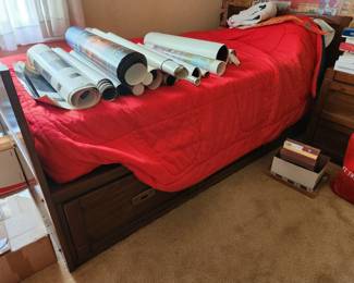 Bassett twin captain's bed