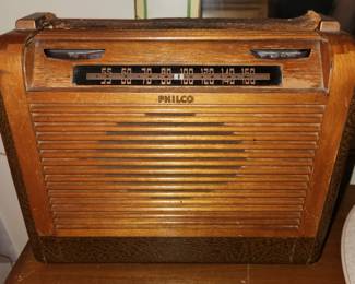 Vintage Philco radio