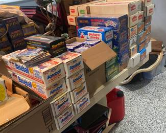 Enormous amount of baseball memorabilia