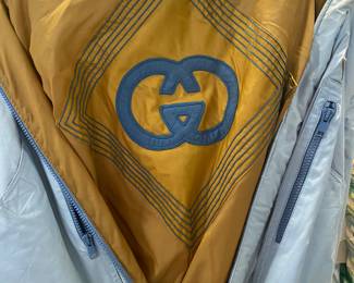 Interior lining/Gucci ski suit