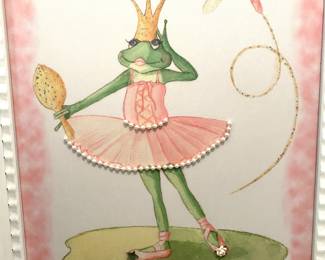 Frog Princess framed print