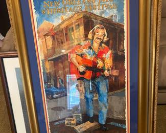 2011 New Orleans Jazz Festival poster/Jimmy Buffet