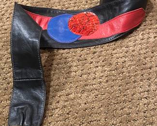 Vintage Gomez-Garcia leather belt