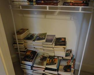 Books will be displayed all though out the house for easier browsing 