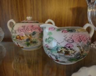 She collected cream and sugar sets of all kinds!!!