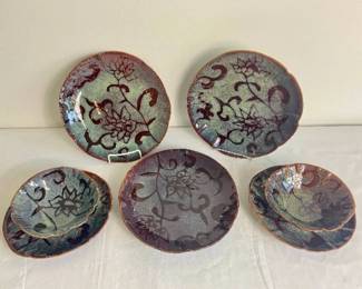 Savoy by Ambiance Dish Collection - 3 Dinner Plates, 2 Salad Plates and 2 Bowls