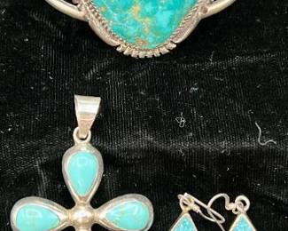 Turquoise and .925 Silver Jewelry Collection