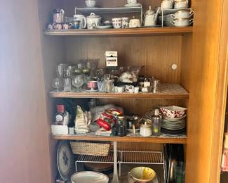 Inside view of Italian Armoire $1,700 OBO