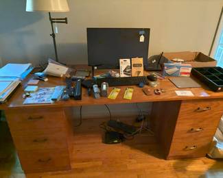 desk and office items