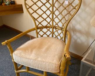 Rattan Peacock Style Chair