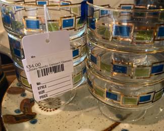 Libbey Nordic Dessert Glasses 