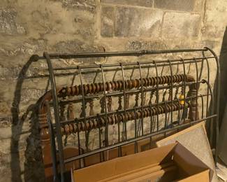 Metal headboard and Jinny Lind