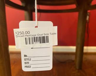 Drexel Heritage Oval Side Table