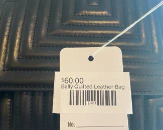 Bally Quilted Leather Bag