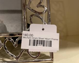 Michael Aram silver heart frame