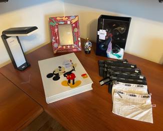 The Art of Walt Disney 1973 Book, Abstract Kosta Boda Signed Vase