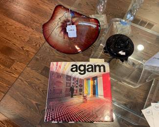 Agam hardcover, Blown Glass Sculpture