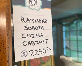 Raymond Sobota China Cabinet