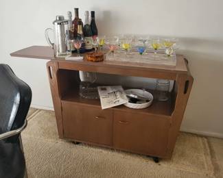Mid Century Portable Bar