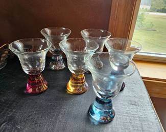 Colorful Stem Glasses 