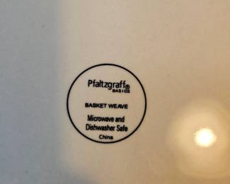 Pfaltzgraff Basket weave Plate 