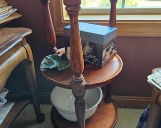 3 Tiered Wooden Table 