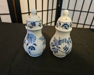 Blue Danube Salt & Pepper Shakers 