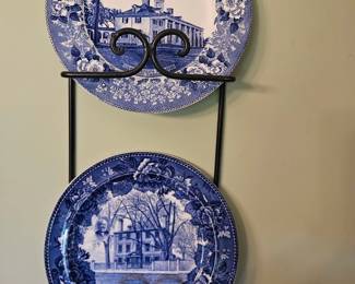 Blue & white Plates 