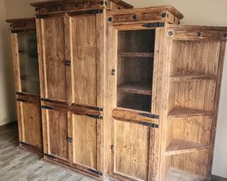 Santa Fe Style Entertainment center