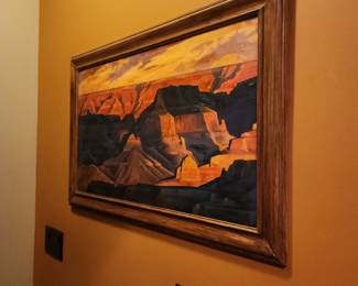 Framed Spectacular Sweeping Vista of Grand Canyon’s Rocky Landscape