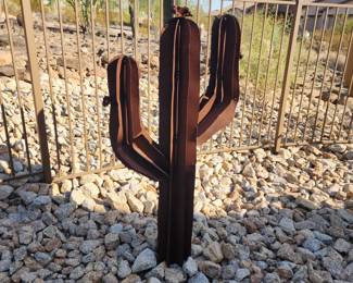 Rusty Metal Cactus