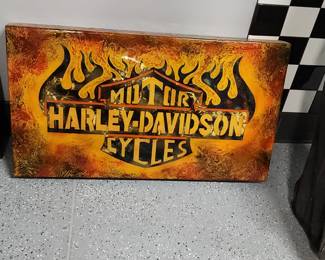 Harley Davidson Motor Cycles Wall Hanging