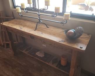 Southwest Rustic Entryway Table