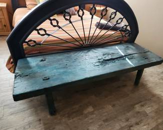 Heavy Primitive Wood Bench