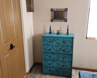 Farmhouse Stenciled Dresser