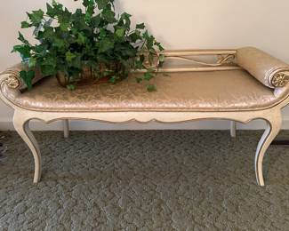 Stylish French bench.