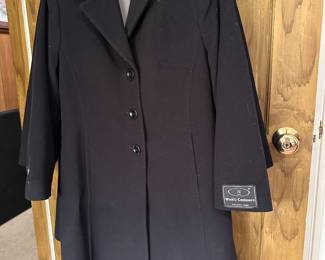 Wool and cashmere coat … never worn.