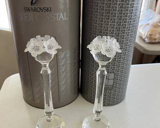 Swarovski candle holders