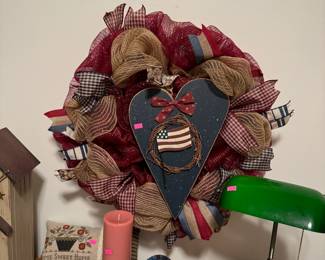 Fabulous Fourth of July or Memrial day Wreath 